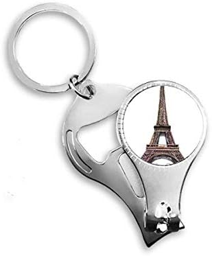 Paris Eiffel Tower u Francuskoj noktiju za nokat ring ring lanac za otvarač za bočicu za bočicu