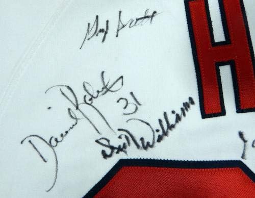 Boston Red Sox Morgan Williams Roberts Remy Scott potpisao je replika White Jersey - Igra korištena MLB dresova