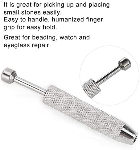 Dewin alat za preuzimanje-Profesionalni alat za preuzimanje držača dijamanata, nehrđajući čelik 4 zupčane dijamantske kandže pincete