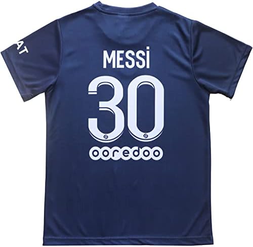 Birdbox Youth Sportska odjeća Paris Leo Messi 10 Kids Home Soccer Jersey/Shorts Bag torba Keychain nogometne čarape set