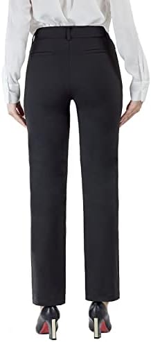 Bamans ženske haljine hlače Ravne noge Raste Radne hlače casual joga hlače s džepovima s patentnim zatvaračem