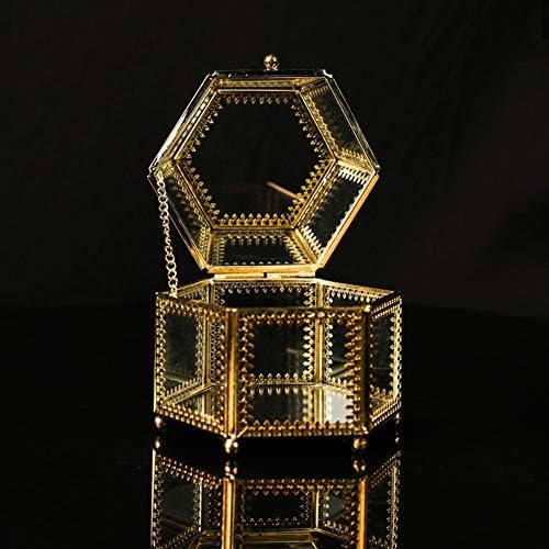 Kutije za nakit kutije za nakit stakleni zlatni organizator nakita u skandinavskom stilu retro prsten naušnice ogrlica kutija za pohranu