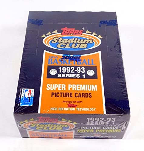 1992-93 Topps Stadium Club Series 1 košarkaška kutija zapečaćena - košarkaške karte