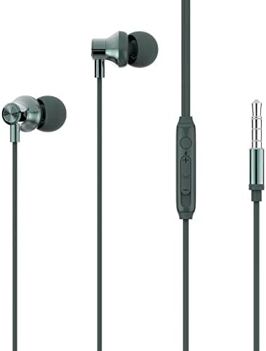 Ožičane slušalice hi -fi zvučne slušalice Handsfree Mic slušalice Metalne ušne ušne uši u ušima kompatibilne sa Zte Avid 4 - Blade