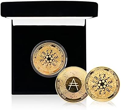 Generički bitcoin Ethereum litecoin 24K Zlatna kripto valuta Komemorativna kolekcija novčića s luksuznim slučajem