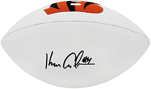 Ken Anderson potpisao je Wilson Cincinnati Bengals Logo Bijela ploča u punoj veličini nogomet - nogomet s autogramima