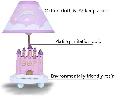 Moderna stolna lampa u stilu dvorca princeze noćna lampa za djevojčinu spavaću sobu slatka stolna lampa s uzorkom dječja stolna lampa