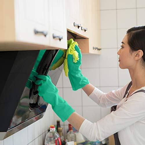 Rukavice za čišćenje kuhinje za višekratnu upotrebu bez lateksa, neklizajuće, teške rukavice za pranje posuđa 2 para