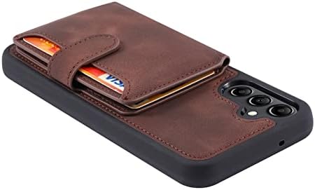 zaštitna torbica za Samsung Galaxy A14 5G Case Novčanik, starinski torbica od umjetne kože sa magnetnim mekanim branika TPU, zaštitne