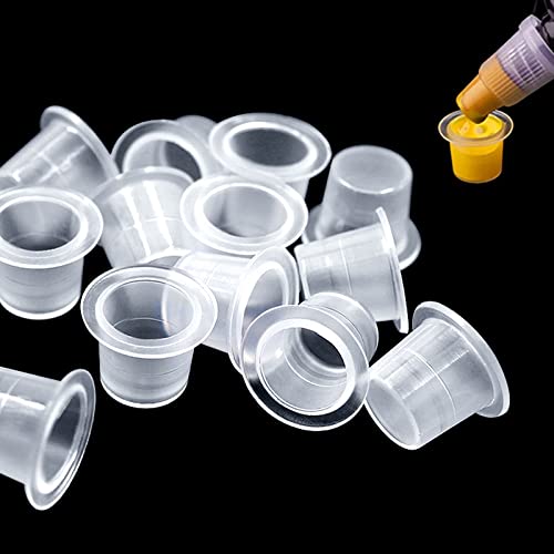 Kape za čaše s tintom, 1000pcs jednokratne čaše s tintom male veličine pigmentne čaše Plastični držač tinte