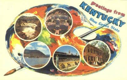 Pozdrav iz Kentuckyja razglednica