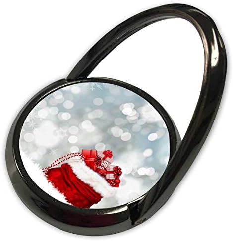 3Drose Sven Herkenrath Božić - Sretan Božić s darovima snježne pahuljice i Djeda Mraza - prsten za telefon