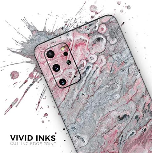 Dizajn Skinz Sažetak mokra boja suptilna ružičasta i siva zaštitna vinilna naljepnica omota kože Kompatibilno sa Samsung Galaxy S20