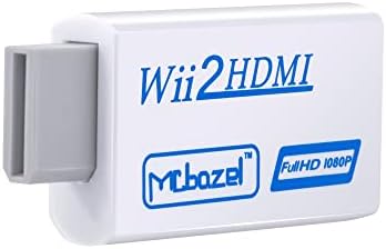 McBazel Wii to HDMI 1080P 720P Konekcijski izlaz Video i 3,5 mm Audio podržava sve načine WII zaslona NTSC 480I 480P, PAL 576i