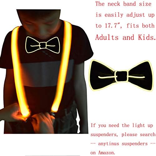 LED svjetlo novost leptir mašne za odijelo za rođendansku zabavu za rođendan