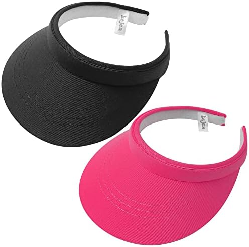 2 pakirajte vizir Žene muškarci Sunčev šešir isječak na vizirima Podesivi sport širok kapu