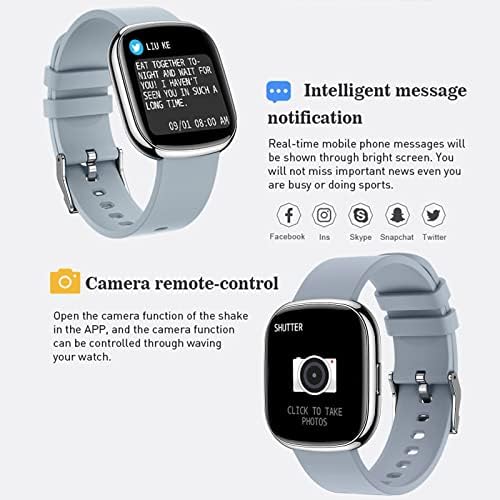 Yiisu Smart Watch, Smartwatch vodootporna fitness trackers 8 Sportskih načina s brzinom otkucaja srca, tragača za spavanje, pedometra,