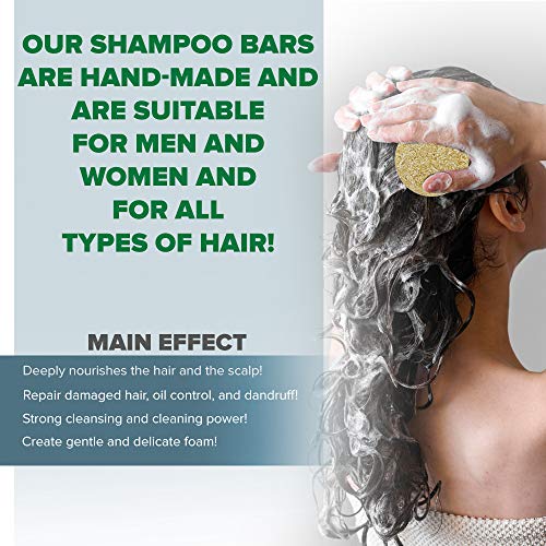 Čvrsti šampon i sapun za kosu s efektom regeneratora- organske pločice šampona za kosu sa svim prirodnim esencijalnim uljima na