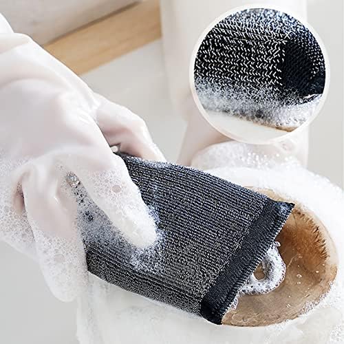 6pcs spužva od nehrđajućeg čelika spužva spužva za uklanjanje žičane tkanine kuhinja lonac brisanje lonca artefakt čišćenje tkanine