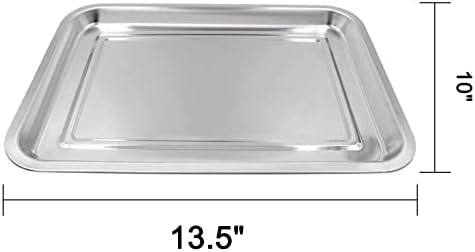 Ladica od nehrđajućeg čelika - in 3 pakiranja zubna ladica 13,5 in 10 ladice od nehrđajućeg čelika ladica za alat za piercing ravni
