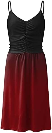 Ženske casual haljine veličine plus, modna ležerna tanka seksi haljina srednje duljine bez rukava s izrezom i printom u obliku slova