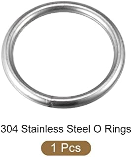O-prstenovi od nehrđajućeg čelika od 304 1pc, zavareni okrugli prsten-za vješanje predmeta