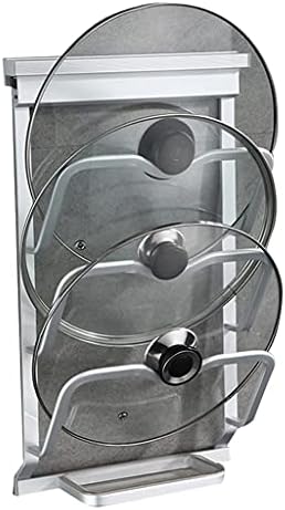 Fguikz stalak za organizator poklopca za poklopac, aluminijski nosač bez probijanja sa zidnim nosačem s 3 sloja za odlaganje, alati