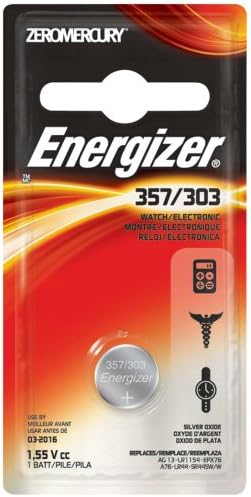 Energizer 357bpz3 baterije, f/sat/kalkulator, 1,5 volti, 3/pk, crvena/crna