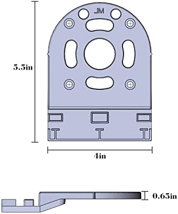 Adapter za željezničke pruge za Makita/Festool kompatibilan s usmjerivačem za DeWalt 18V/20V Max DCW600B DWP611