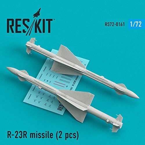 Reskit RS72-0161-1/72 R-23R raketa 2 PCS MIG-23 Pojedinosti o smolama skale
