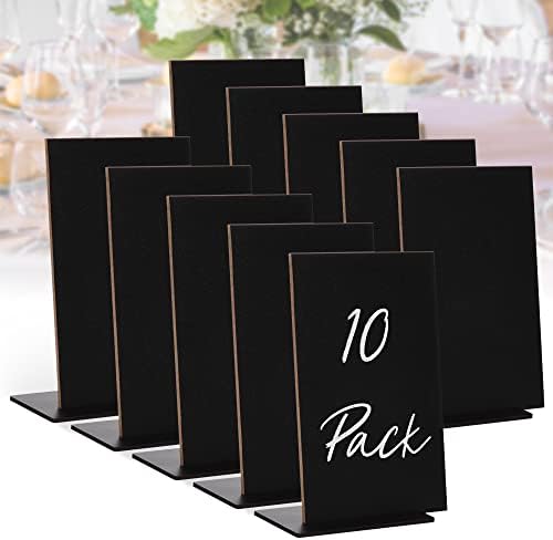 10 pakiranja praznih brojeva stola od drva sa postoljem, rustikalni brojevi tablice za vjenčanje Naziv kartica, uradi sam znakovi broja