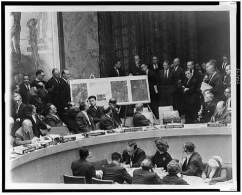 PovijesneFindings Foto: Adlai Stevenson, Kubanska raketna kriza, Vijeće sigurnosti Ujedinjenih naroda, New York