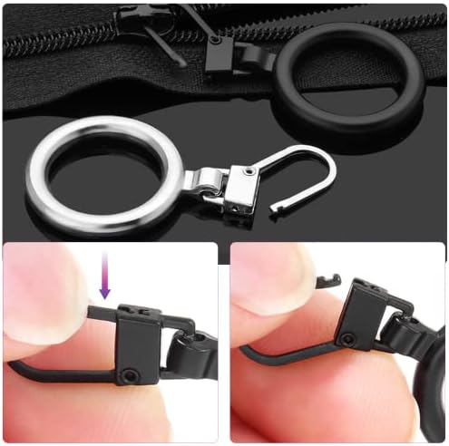 MTAP 20 komada Zamjena Zipper -a zamjena Univerzalni metalni patentni zatvarač ručice za popravak ruksaka, jakne, vreće za spavanje,