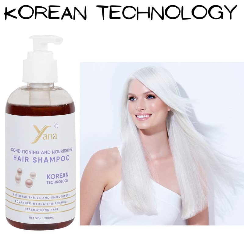 Yana šampon za kosu s korejskim tehnološkim biljnim šamponom za kontrolu jesen kose