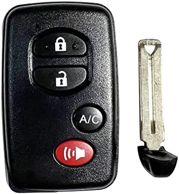 Extra-dijelovi ključ pametnih automobila FOB Zamjena za Toyota Prius / Plug-in Fits 2012 2013 2014 Proksimity 4 Gumb Udaljeni HYQ14ACX