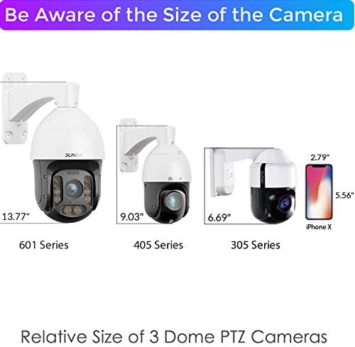 SUNBA 25X Optical Zoom IP PTZ set paketa kamere, 5MP POE+ dvosmjerni audio audio brzina sigurnosti PTZ Dome, infracrveni vid dugog