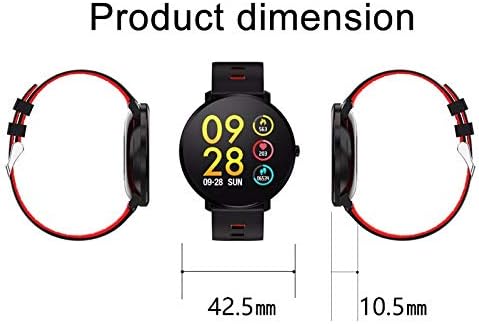 XXXDXDP K9 Pametni sat IP68 Vodootporni IPS u boji Monitor za otkucaje srca Fitness Tracker Sport 1,3 inčni zaslon s cijelim dodirom