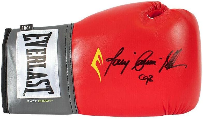 Boksačka rukavica s autogramom Toni Rubel-ound, Crveni autogram-boksačke rukavice s autogramom Toni Rubel