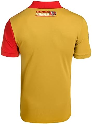 FOCO NFL nogometni tim Crest i Stripe muške polo majice