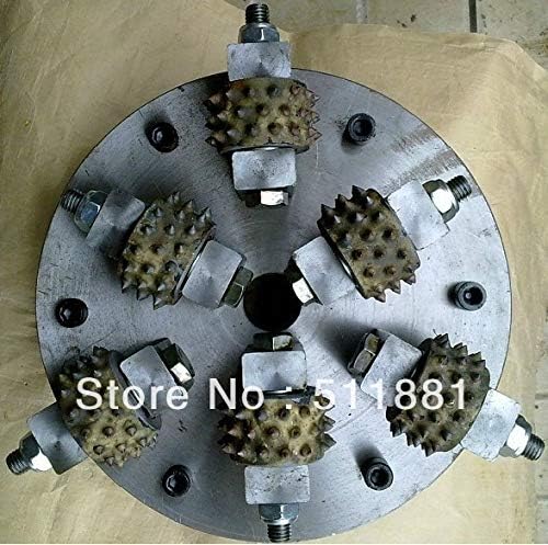 XUCUS 10 '' NCCTEC PLOČA BUSH HUMPER | 250 mm legura diska kotača za grmlje od granitnog mramora | 6 bita čekića