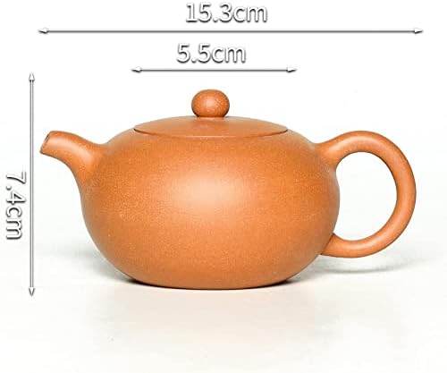 SILINE ZISHA TEA LON 11 OZ, kineski originalni glineni ručni ručni ručni izraz s filtrom, infuser kung fu set za izradu čaja za labave