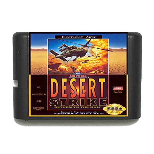 ClassicGame Desert Strike 16 -bitna MD kartica za igru ​​za Sega Mega Drive for Genesis