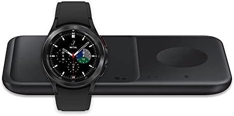 Samsung Galaxy Watch 4 klasični 42 mm pametni sat LTE, crni bežični punjač za brzu punjenju duo, crni