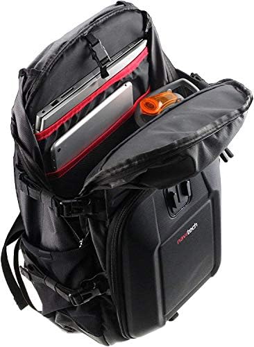 NavItech Action Camera Backpack & Red Storage s integriranim remenom za prsa - kompatibilno s kamerom za sportsku akciju Piwoka