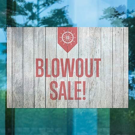 CGSIGNLAB | Blowout Sale -nautic Wood Stiskanje prozora | 30 x20