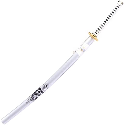 Auicx mač, čelik visokog ugljika, pravi autentični samurai katana mač, visoka tvrdoća, britvica oštra, bitka spremna, puna tanga, crno