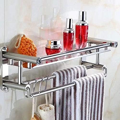 Trake za ručnike Moderni stil za kupaonicu za ručnike, kuhinja poliranje 304 nehrđajući čelik dvoovni sloj s ručnikom za ručnike za