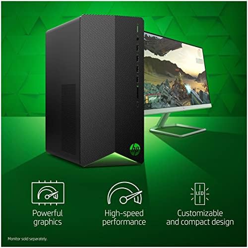 Stolno RAČUNALO HP Pavilion Gaming, NVIDIA GeForce RTX 3060, procesor AMD Ryzen 7 5700G, 16 GB ram, 512 GB SSD-a, 1tb HDD, Bluetooth,