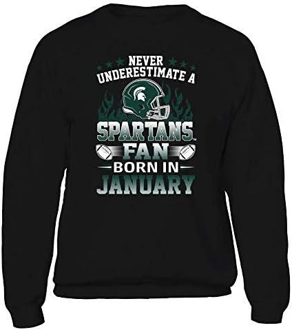 Fanprint Michigan State Spartans Twimshirt - 117 Fan rođen u 1. siječnja