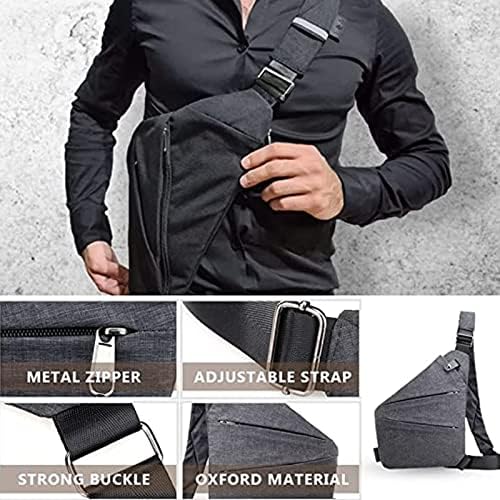 2023. Nova osobna fleksibilna torba, bočni ruksak Crossbody, modna anti-deeena tanka vreća s multifunkcijskim muškim torbama za rame.